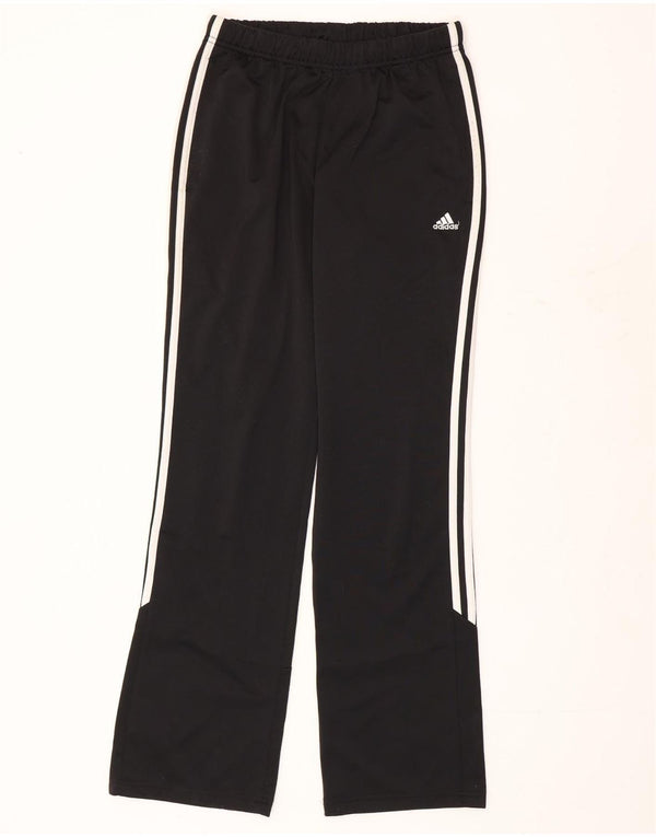 Adidas Trainingshose für Mädchen, 15–16 Jahre, schwarzes Colourblock-Polyester