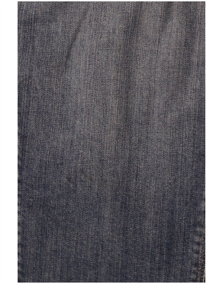 LEE Damen Jeansjacke UK 10 Small Marineblaue Baumwolle