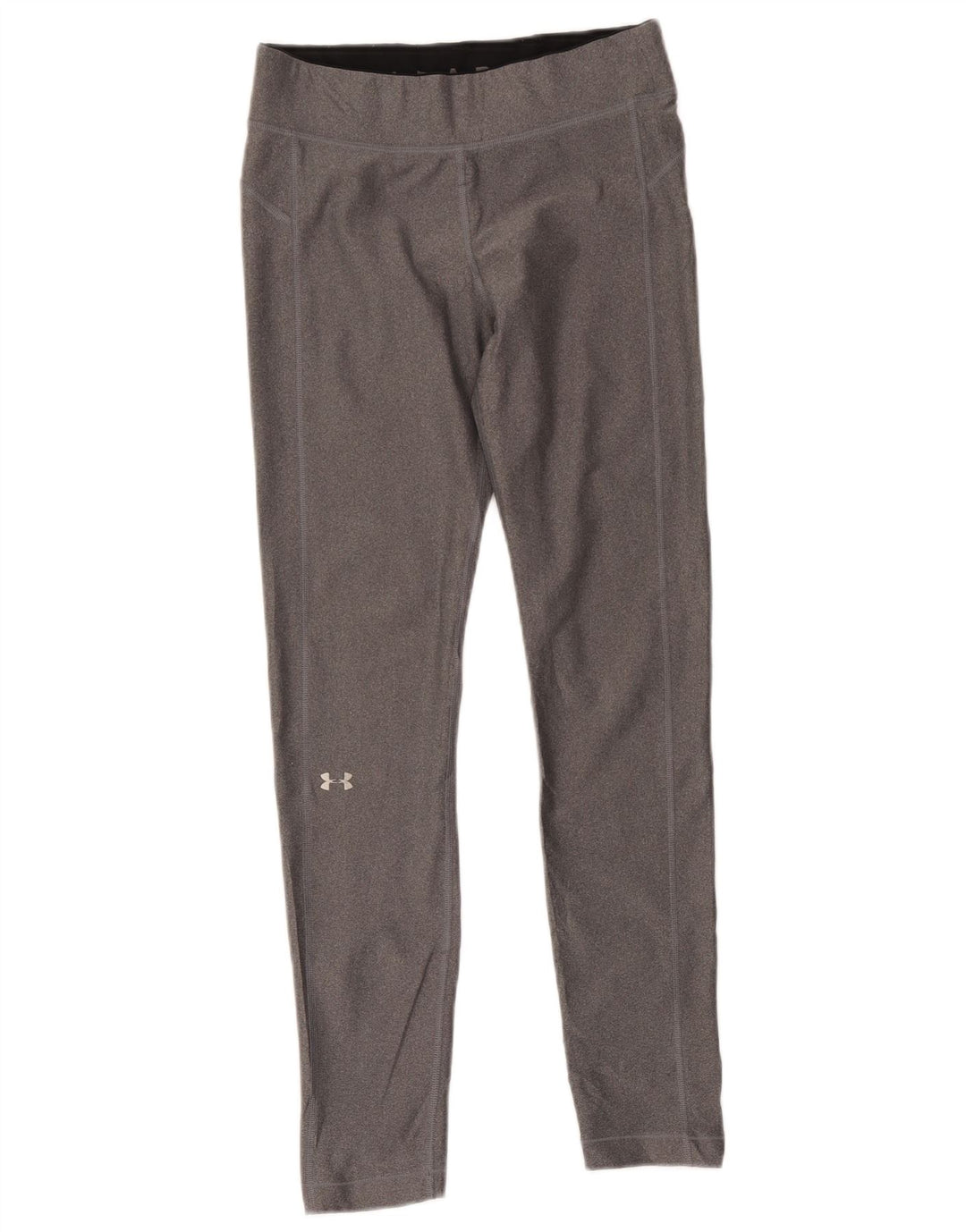 Under Armour Damen Heat Gear Leggings UK 12 Mittelgrau meliert