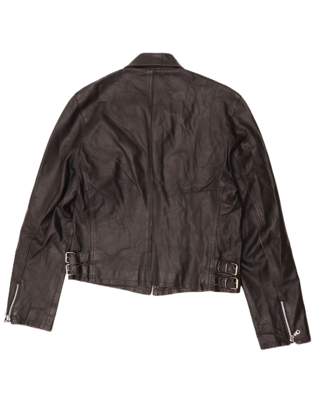 Spectra Damen Lederjacke UK 16 Large Schwarz