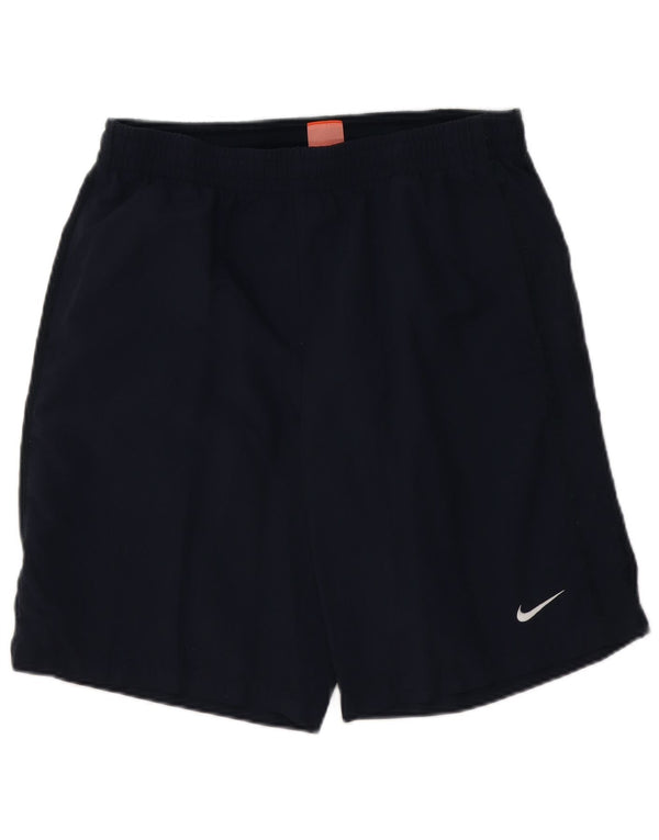 Nike Herren-Sportshorts, groß, marineblaues Polyester