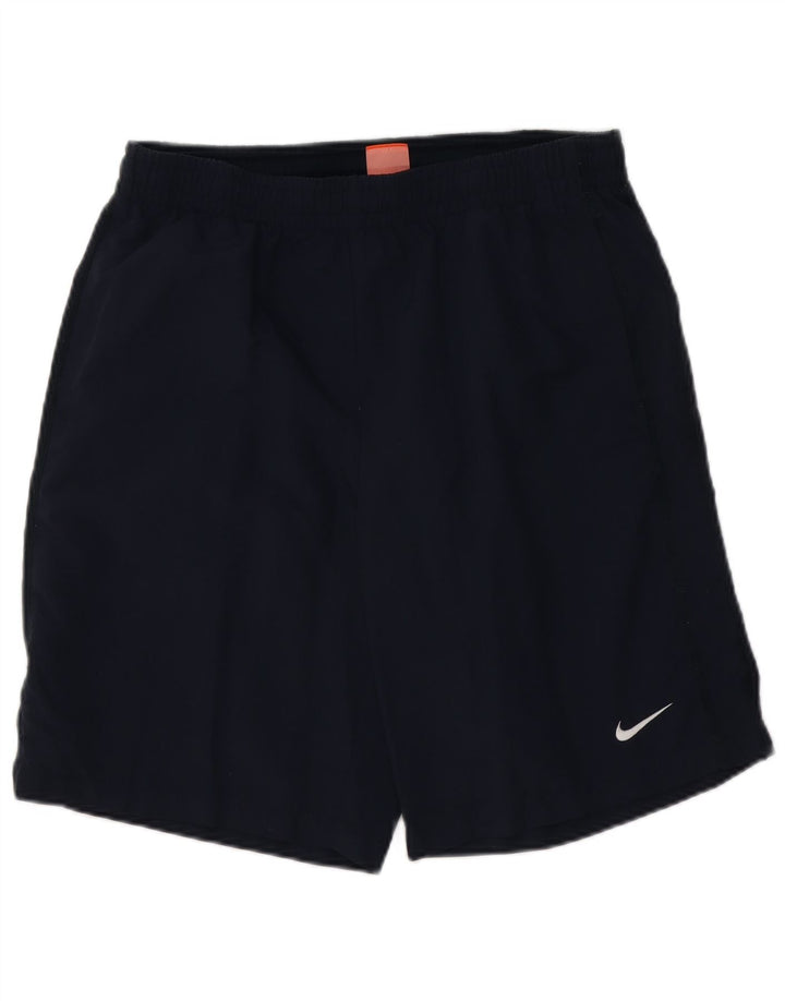 Nike Herren-Sportshorts, groß, marineblaues Polyester