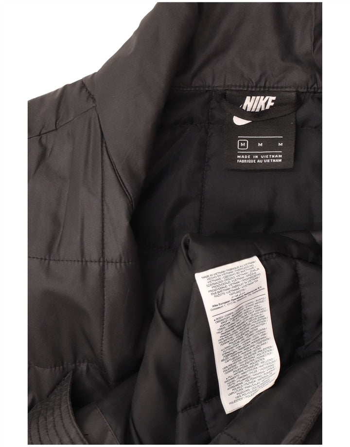 Nike Herren Wattierte Weste UK 38 Medium Schwarz Polyester