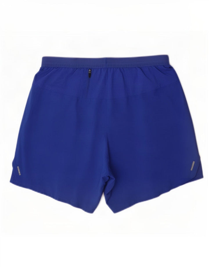 Nike Herren Dri Fit Sportshorts, Größe L, Blau, Polyester