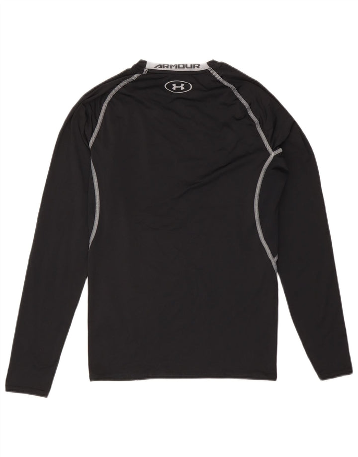 Under Armour Herren Heat Gear Top Langarm Large Schwarz Polyester