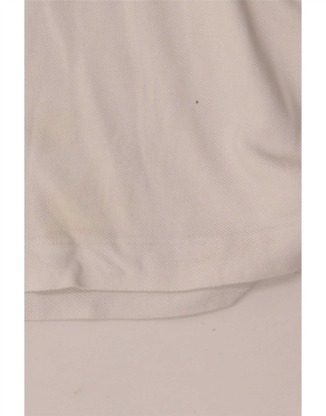 Lacoste Herren-Poloshirt, Größe 3, klein, weiße Baumwolle