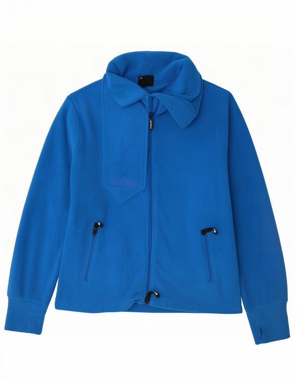 Bench Damen Fleecejacke UK 14 Large Blau Polyester