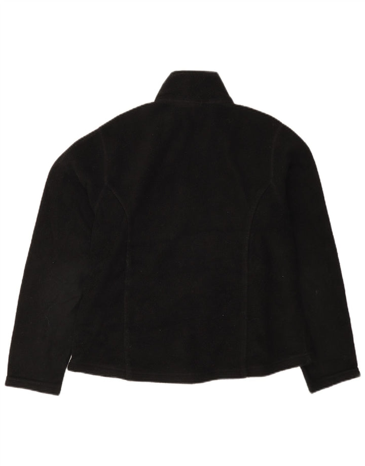 L.L.Bean Damen Fleecejacke UK 14 Medium Schwarz Polyester