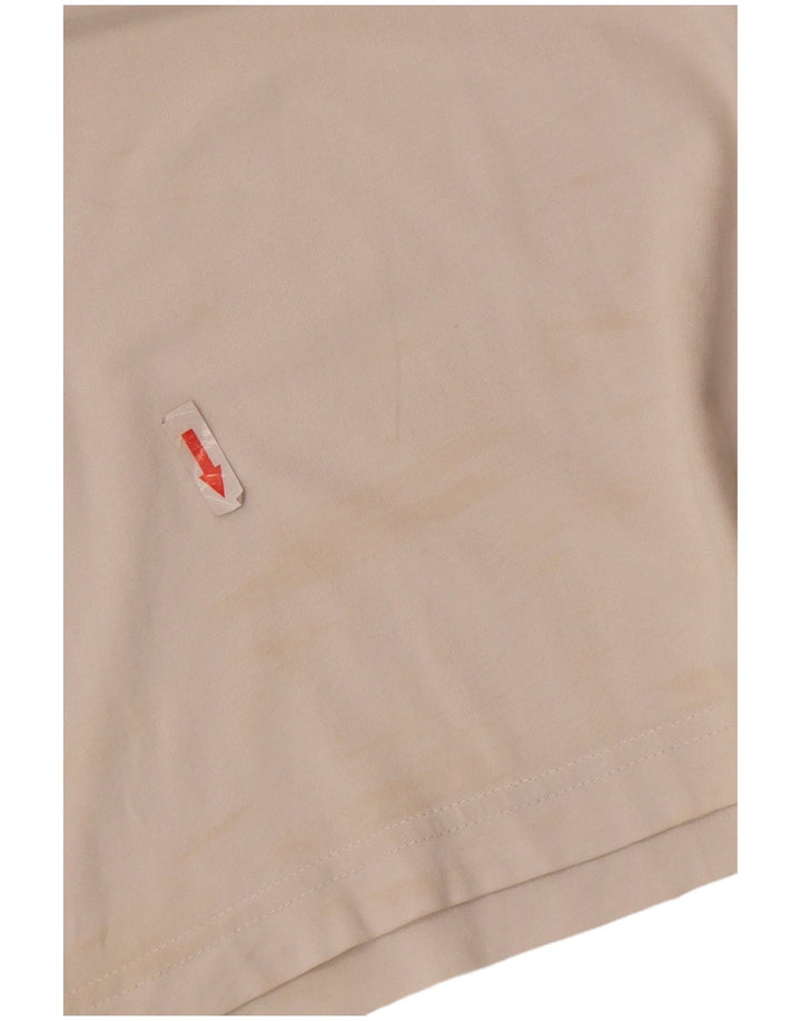 Kappa Herren Grafik-T-Shirt-Oberteil aus mittelgrüner Colourblock-Baumwolle