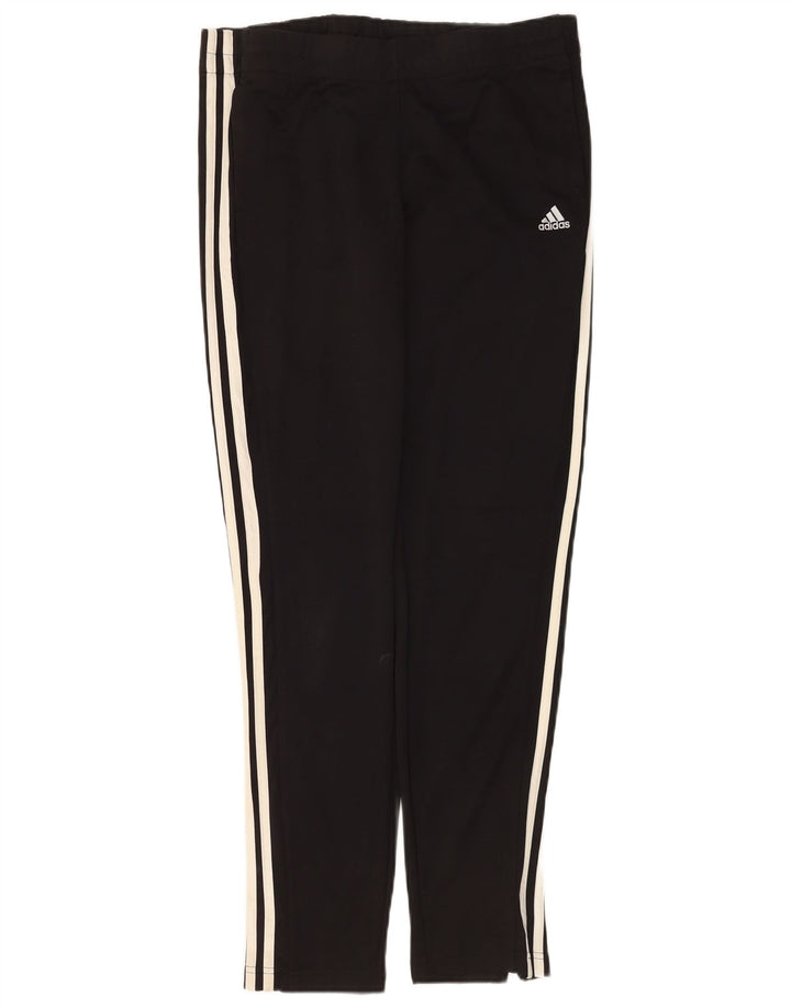 Adidas Damen Climalite Trainingshose UK 12/14 Mittelschwarzes Polyester