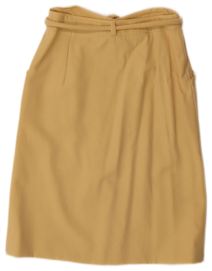 Vintage Damen A-Linienrock IT 40 Small W27 Gelb