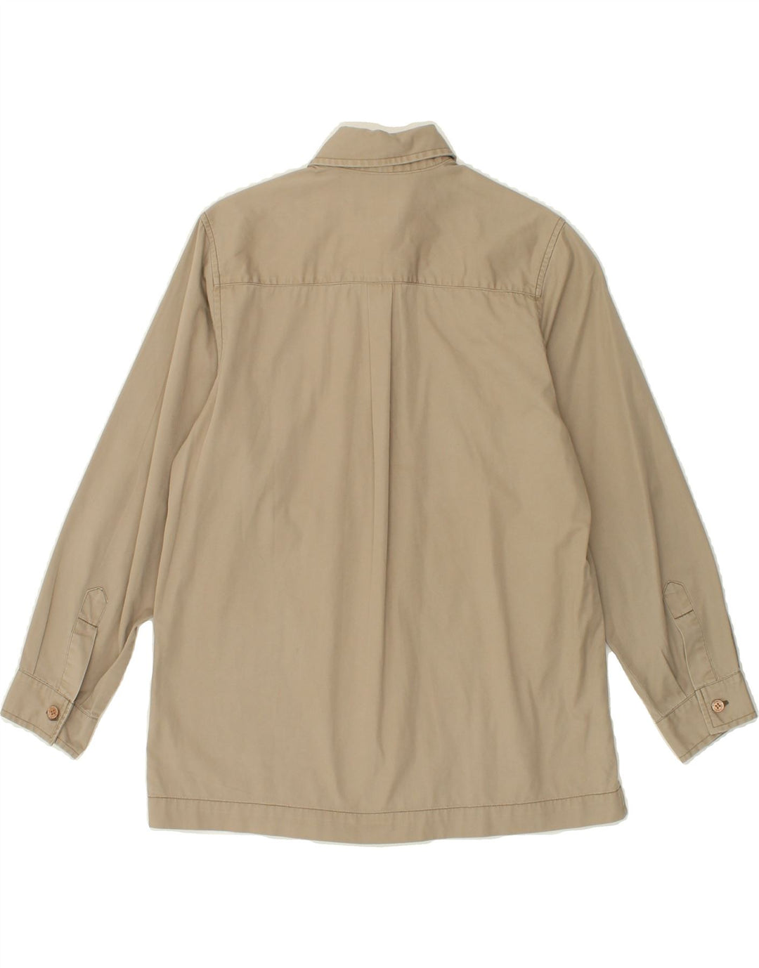 CALVIN KLEIN Boys Shirt 9-10 Years Beige Cotton Vintage Calvin Klein and Second-Hand Calvin Klein from Messina Hembry 