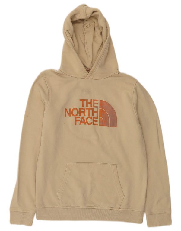 The North Face Jungen-Pullover mit grafischem Kapuzenpullover, 14–15 Jahre, XL, beige Baumwolle