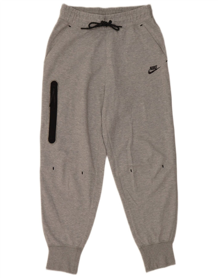 NIKE Herren-Trainingshose, Jogginghose, Größe S, Grau, Baumwolle