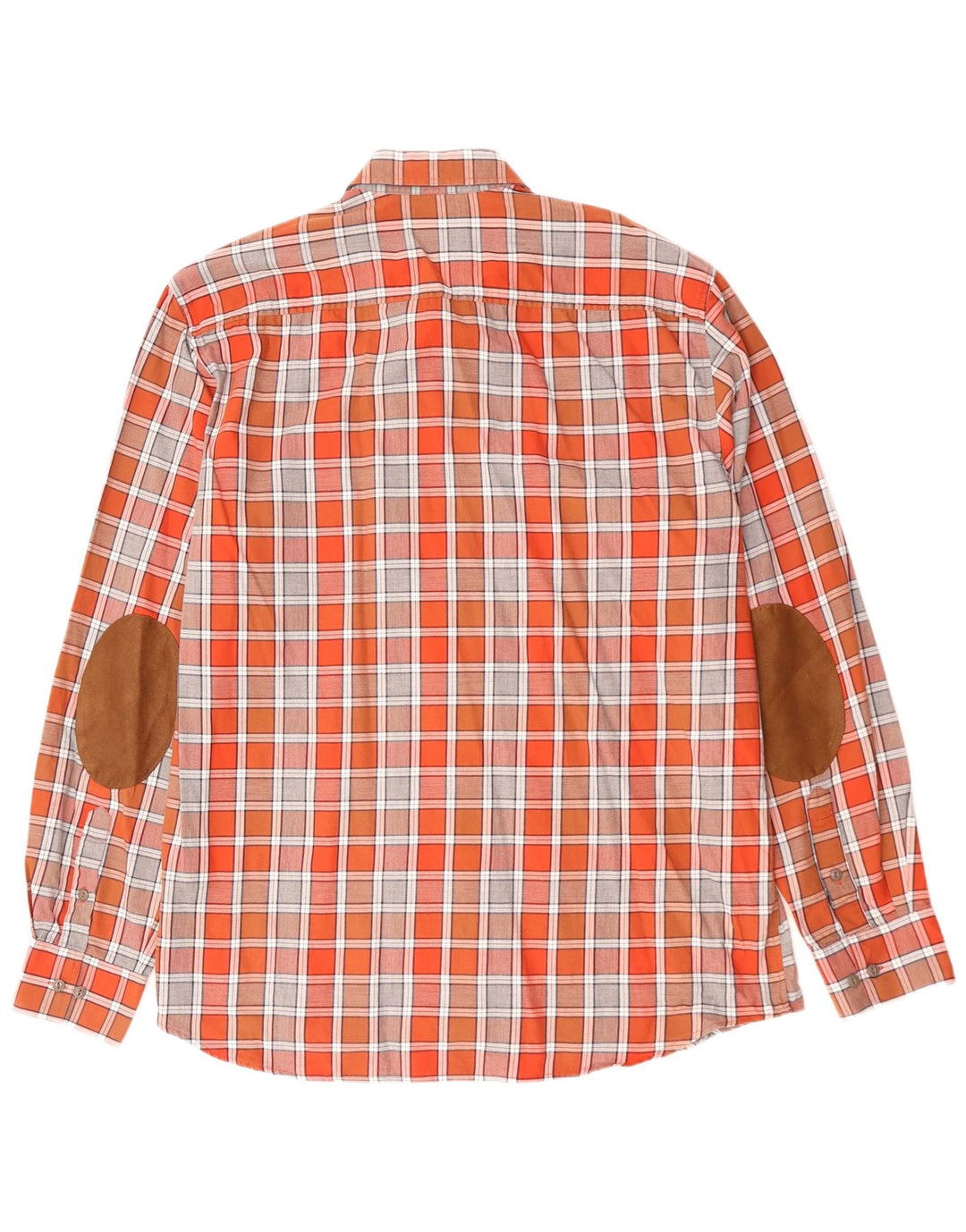 LERROS Herrenhemd XL, rot kariert, Baumwolle