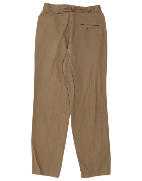DOCKERS Womens Khakis High Waist Chino Trousers US 4 Small W28 L29 Khaki