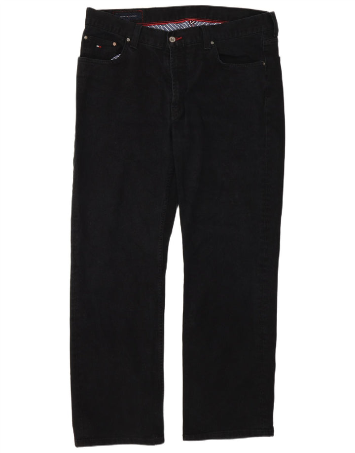 Tommy Hilfiger Herren Straight Jeans W38 L32 Schwarz