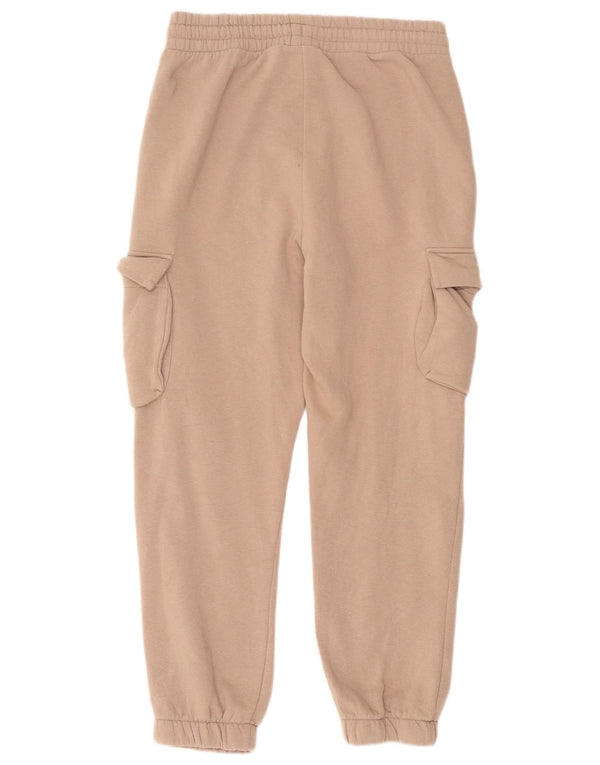 Zara Damen Cargo-Trainingshose, Jogginghose, UK 14, Größe L, Beige, Baumwolle