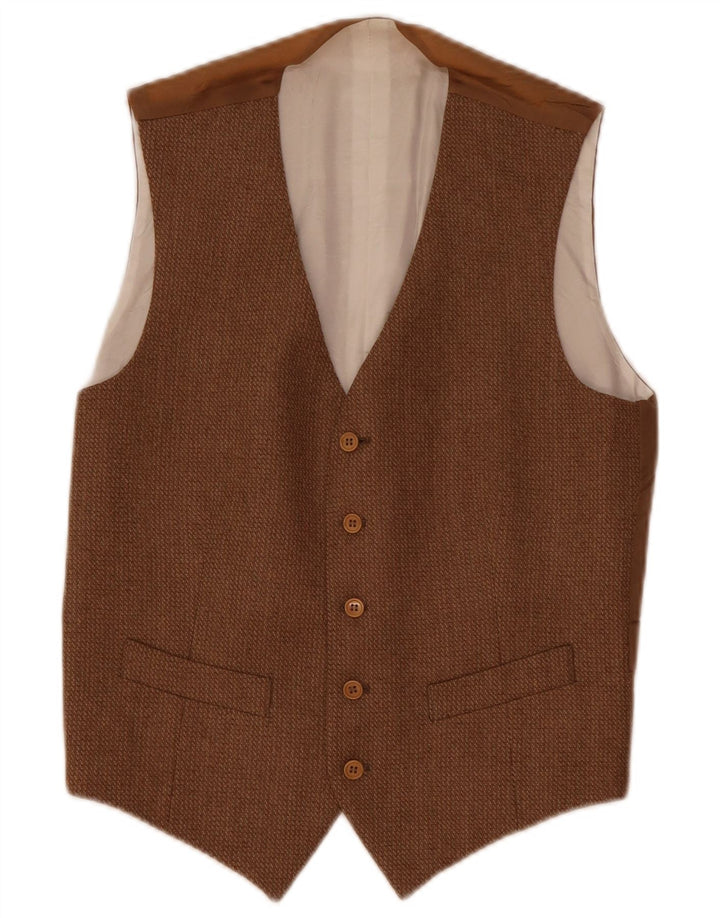 Vintage Herren Weste Klein Braun