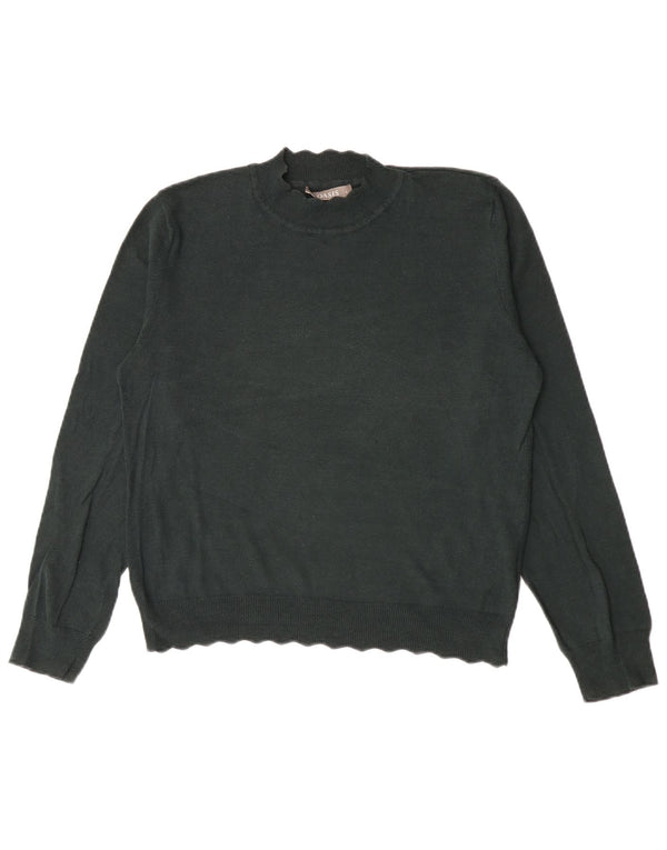 Oasis Rollkragenpullover für Damen, Gr. 40, Größe L, Grün, Baumwolle
