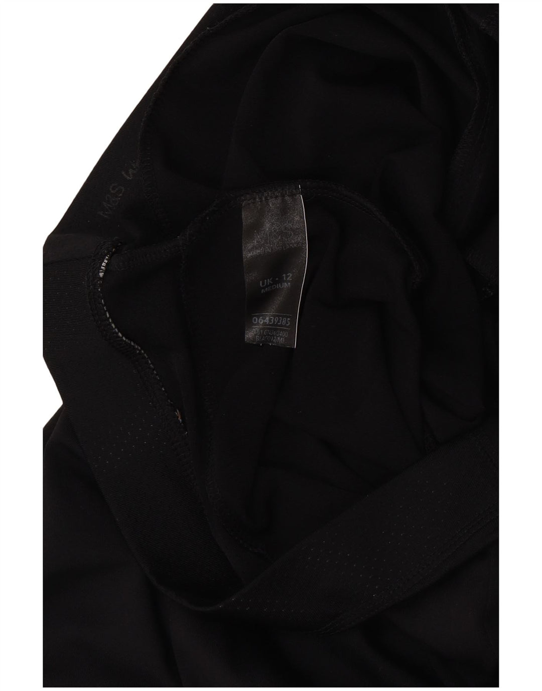 Marks & Spencer Damen-Trainingshose, UK 12, Mittelschwarz, Polyester