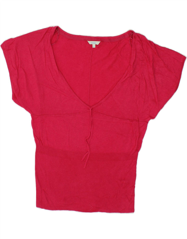 FAT FACE Womens Blouse Top UK 16 Large Pink Cotton Vintage Fat Face and Second-Hand Fat Face from Messina Hembry 