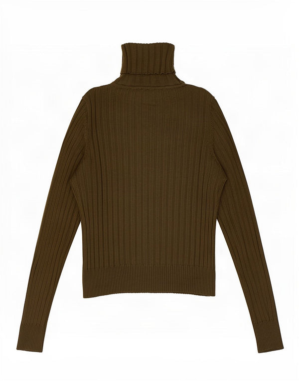 Zara Damen Crop Rollkragenpullover Pullover UK 8 Small Khaki Viskose