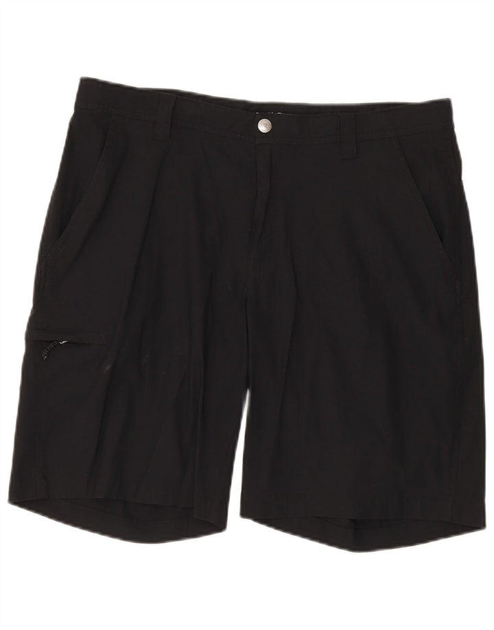 Columbia Herren Omni-Shield Cargo Shorts W36 Large Schwarz Nylon