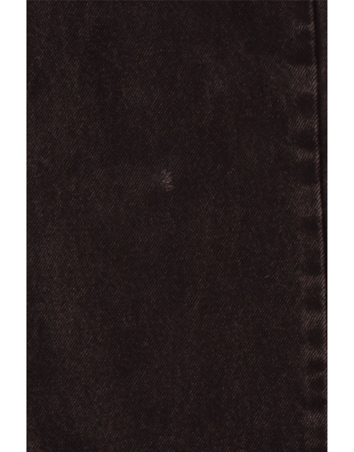 WRANGLER Herren Straight Jeans W29 L27 Schwarze Baumwolle