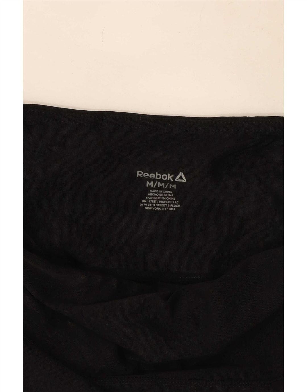 Reebok Damen Graphic Leggings UK 12 Medium Schwarz