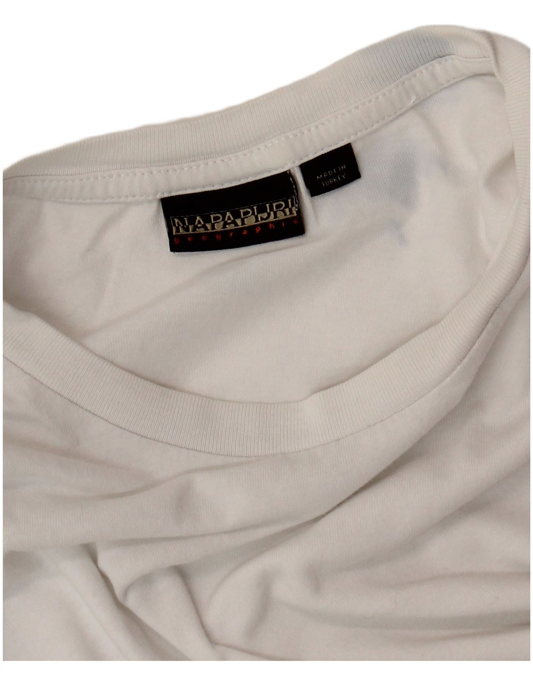 NAPAPIJRI Damen T-Shirt Top UK 14 Medium Weiß