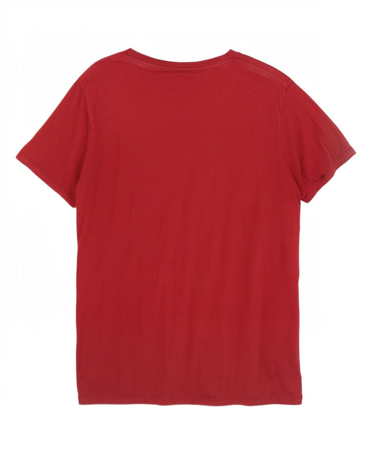 Levi's Herren-T-Shirt mit Grafik, Größe L, aus roter Baumwolle