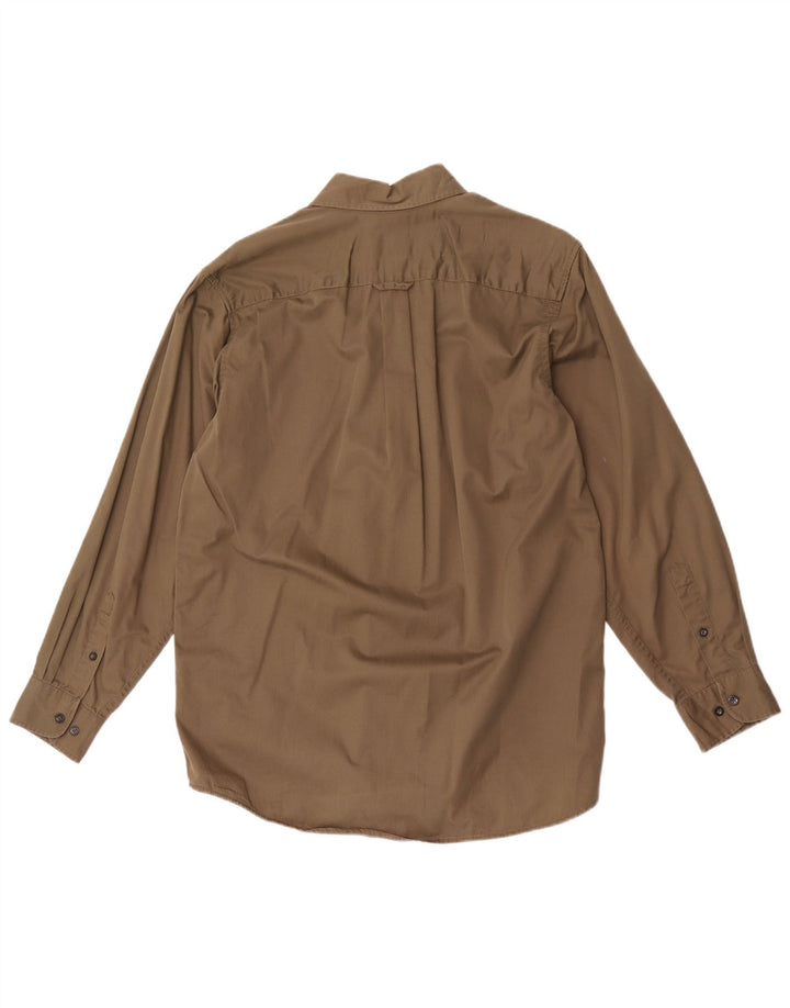 Dockers Herren Pflegeleichtes Hemd Medium Khaki