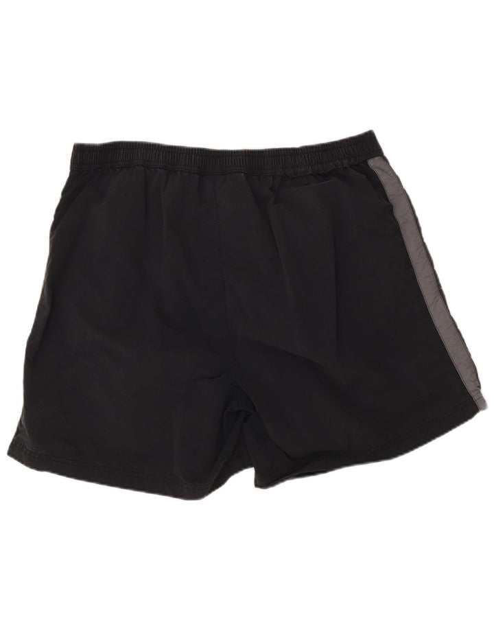 Champion Herren Graphic Sport Shorts 2XL Schwarz Colourblock Polyamid