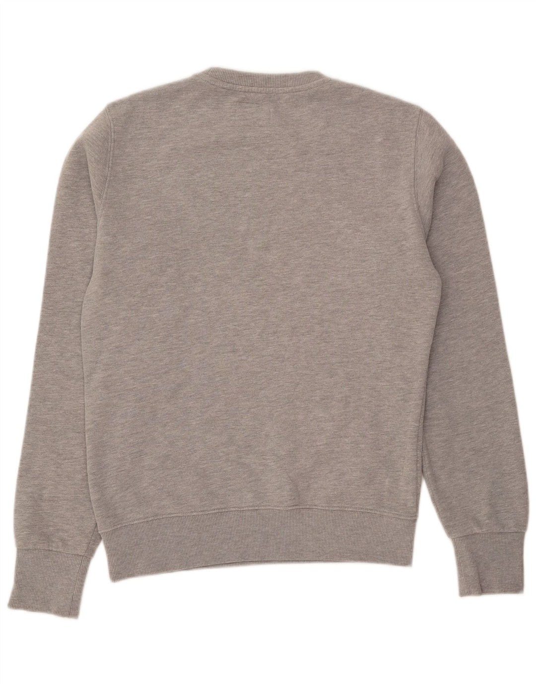 SUPERDRY Mens Graphic Sweatshirt Jumper Small Grey Cotton