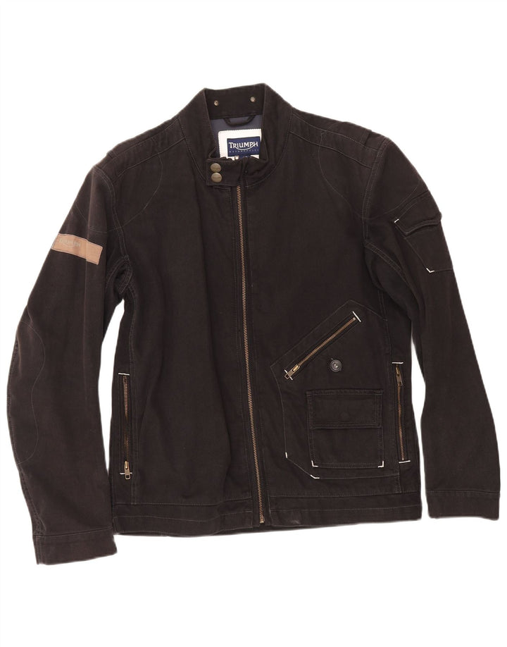 Triumph Herren Racer Jacke IT 50 Large Schwarz
