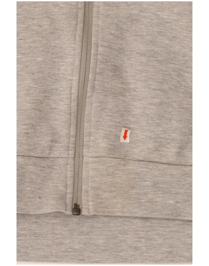 ADIDAS Herren Zip Hoodie Pullover XL Grau Baumwolle