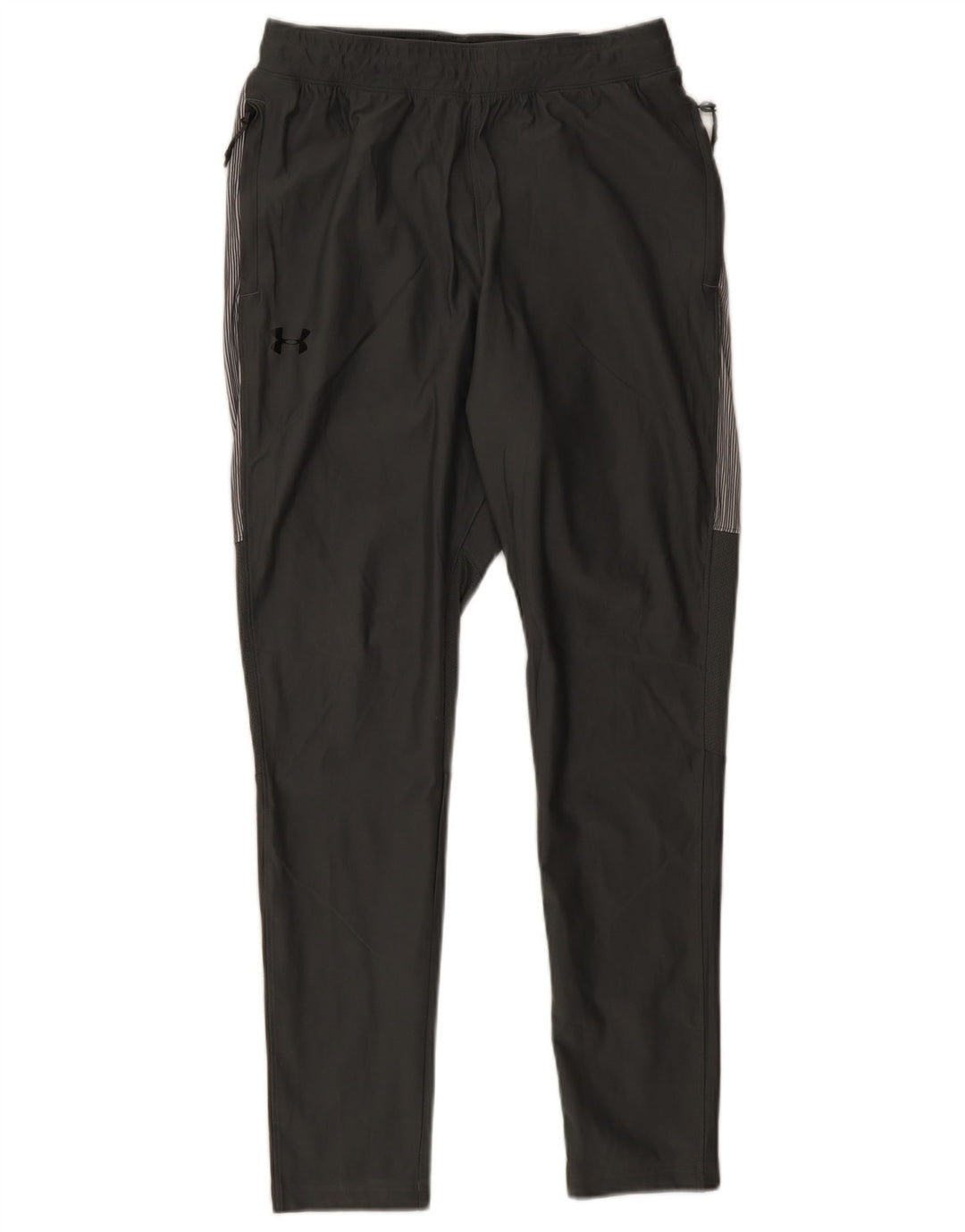 Under Armour Herren-Trainingshose mit taillierter Passform, Mittelgrau mit Nadelstreifen