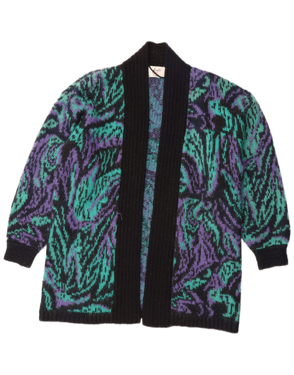 Amari Damen-Strickjacke, übergroß, lang, Gr. 10, Größe S, Mehrfarbig