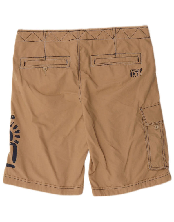 Puma Herren Graphic Cargo Shorts Medium W32 Braune Baumwolle