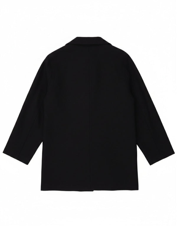 Laura Ashley Womens 2 Button Blazer Jacket UK 10 Small Navy Blue Wool