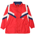 ALEX Herren Regenjacke UK 42 XL Rot Colourblock Polyamid
