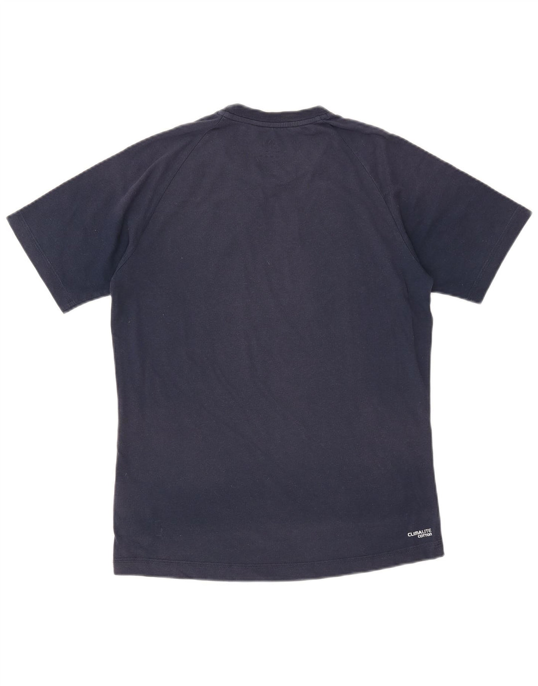 ADIDAS Herren T-Shirt Top Small Marineblau Baumwolle