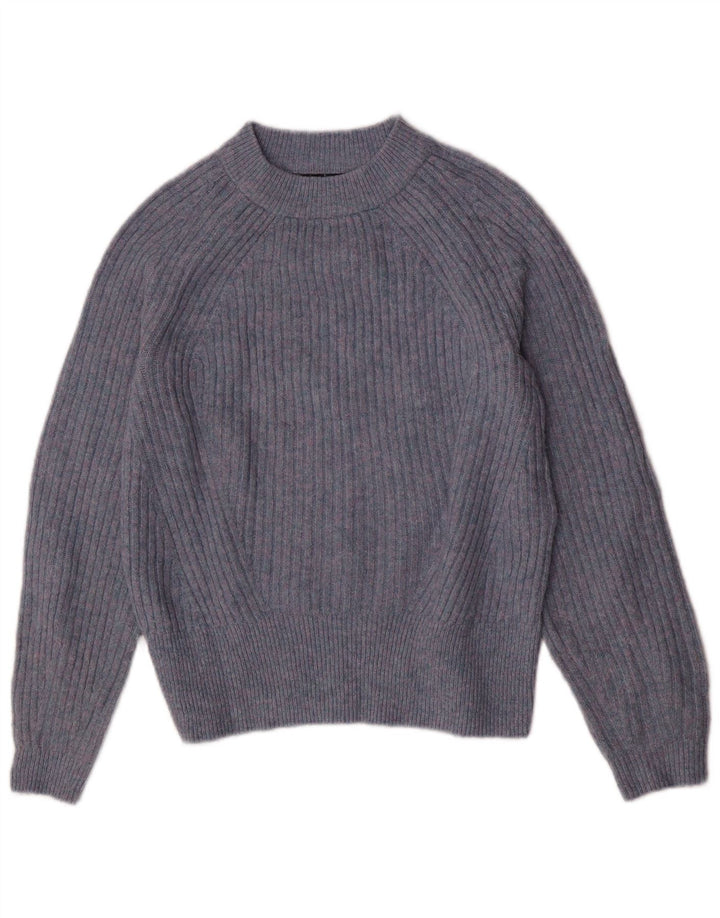 Marks & Spencer Damen-Pullover, übergroß, U-Boot-Ausschnitt, Gr. 10, Größe S, Blau