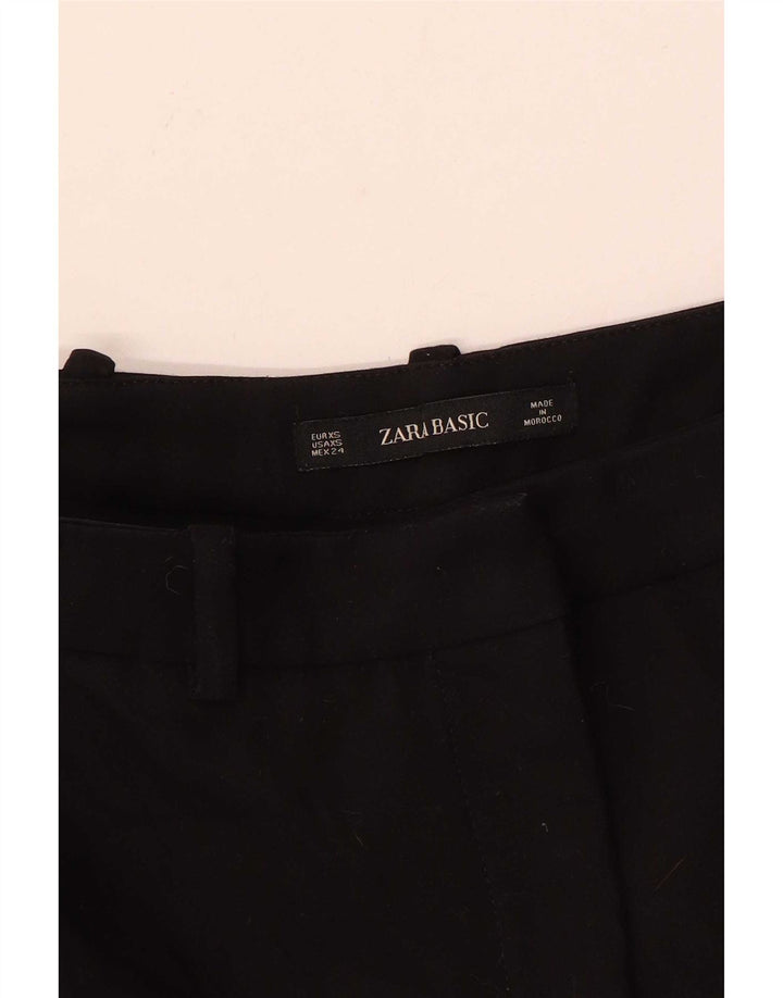 Zara Damen Chinoshorts XS W24 Schwarz
