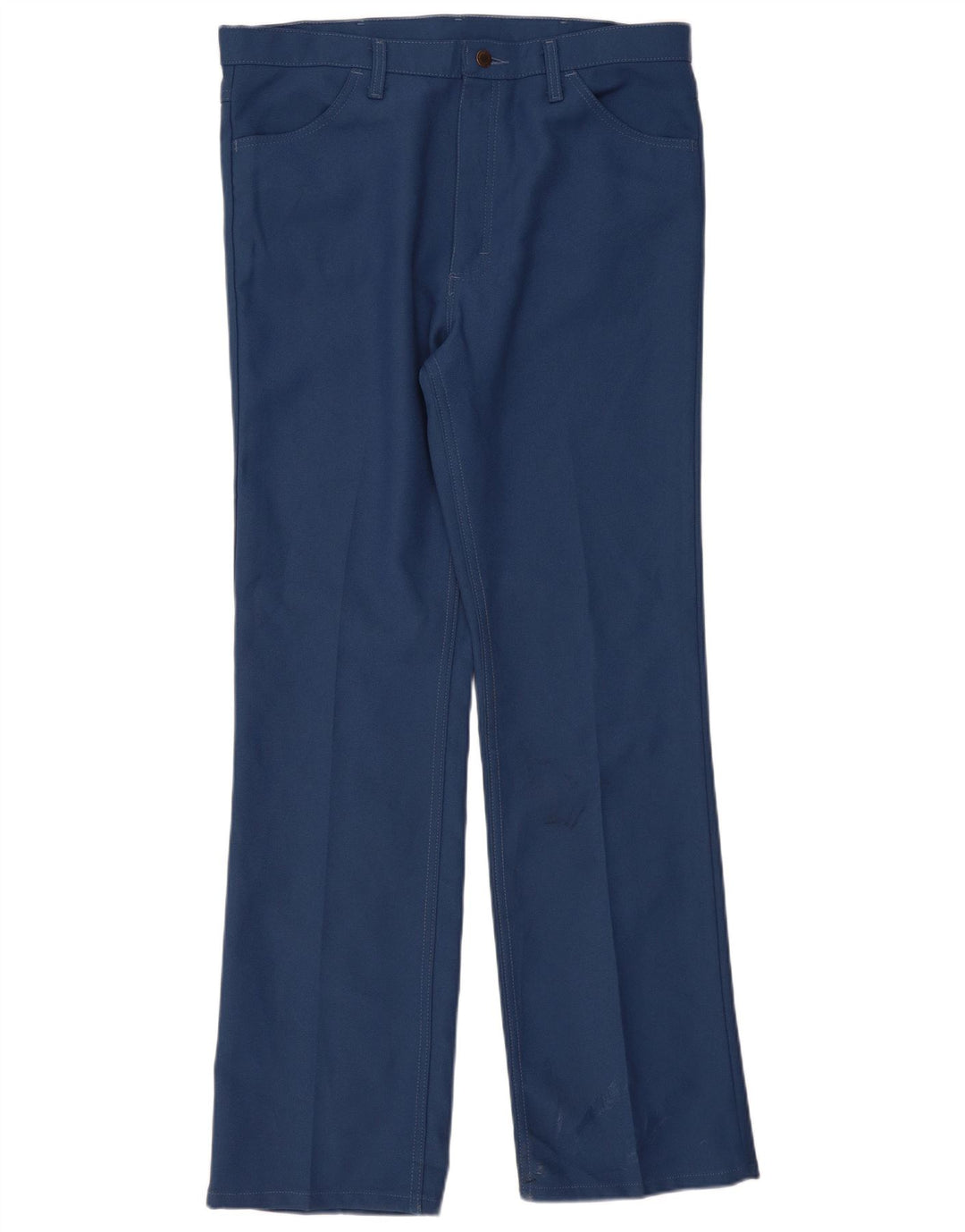 Wrangler Herren gerade Freizeithose W38 L34 Blau Polyester
