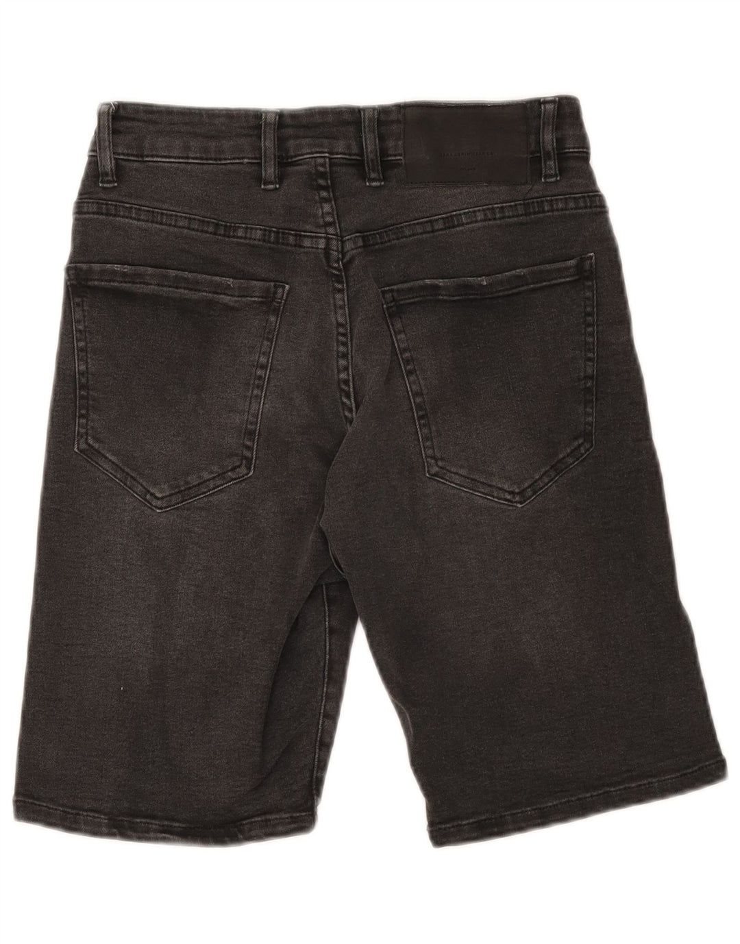 ZARA Herren Jeansshorts EU 38 Small W30 Grau