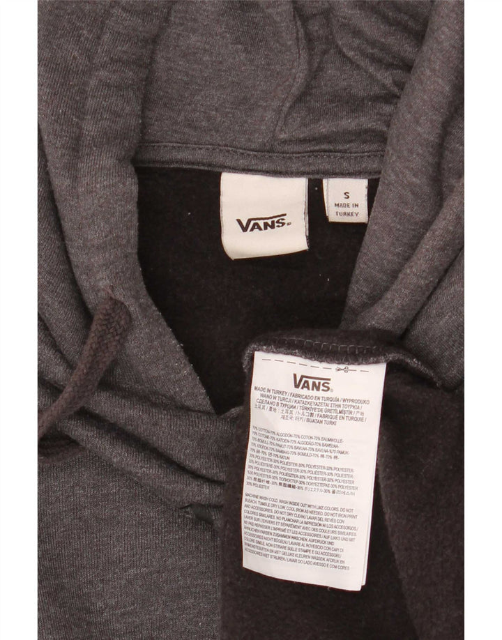 Vans Herren-Kapuzenpullover mit Grafik, Größe S, Grau, Baumwolle