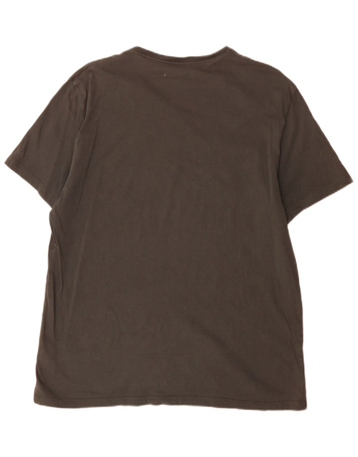 Cos Herren Regular T-Shirt Top XL Grau Baumwolle
