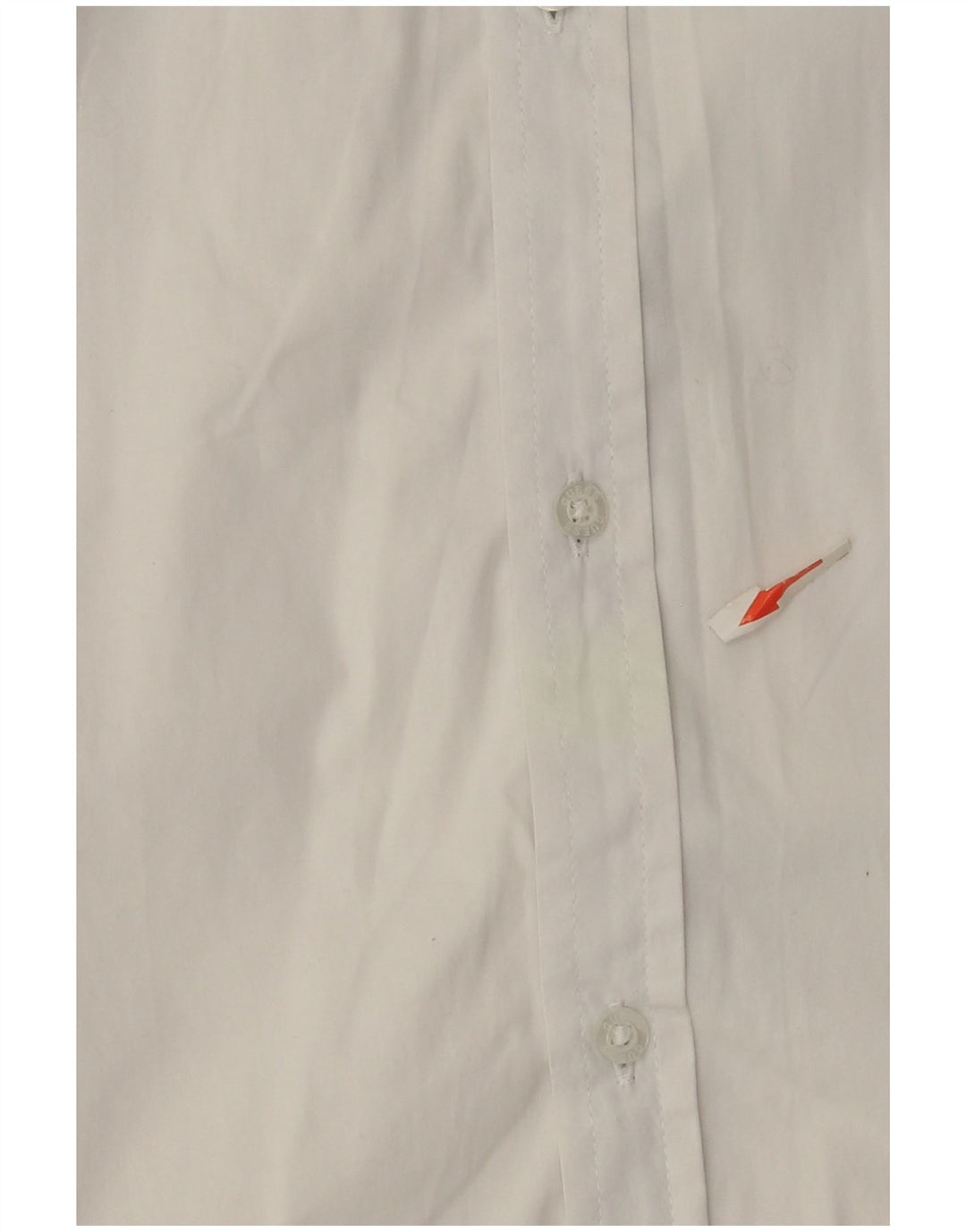 Guess Damen-Hemd UK 16 Large aus weißer Baumwolle